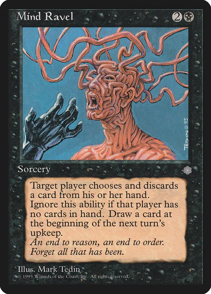1995 Ice Age Mind Ravel common #147 common card image
