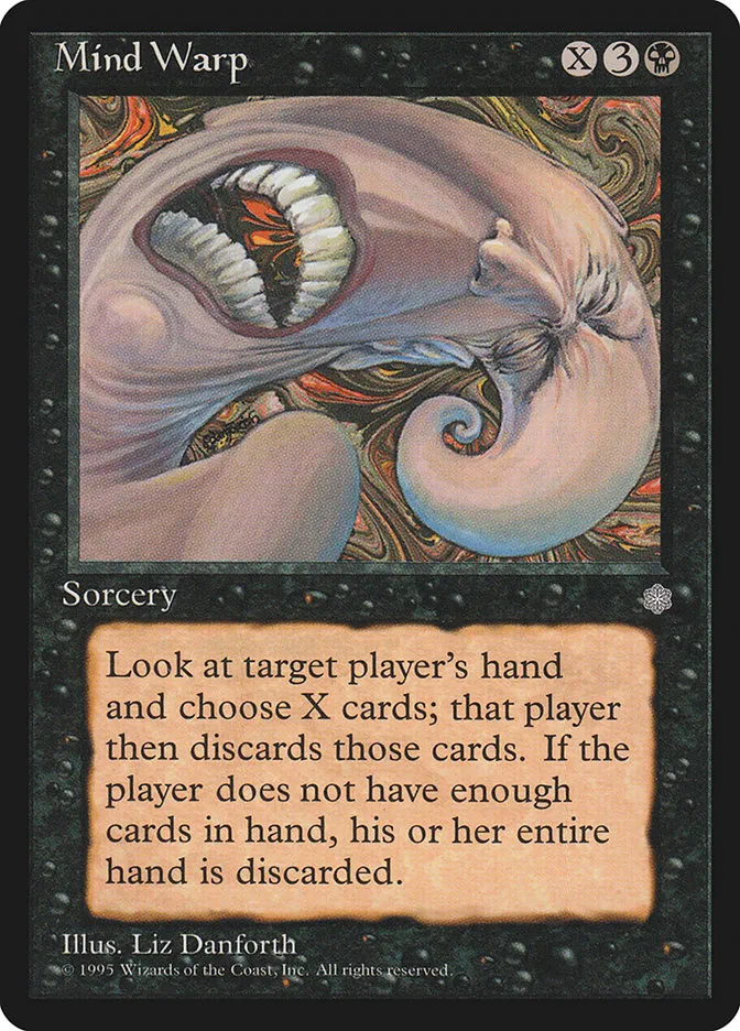 1995 Ice Age Mind Warp uncommon #148 uncommon card image
