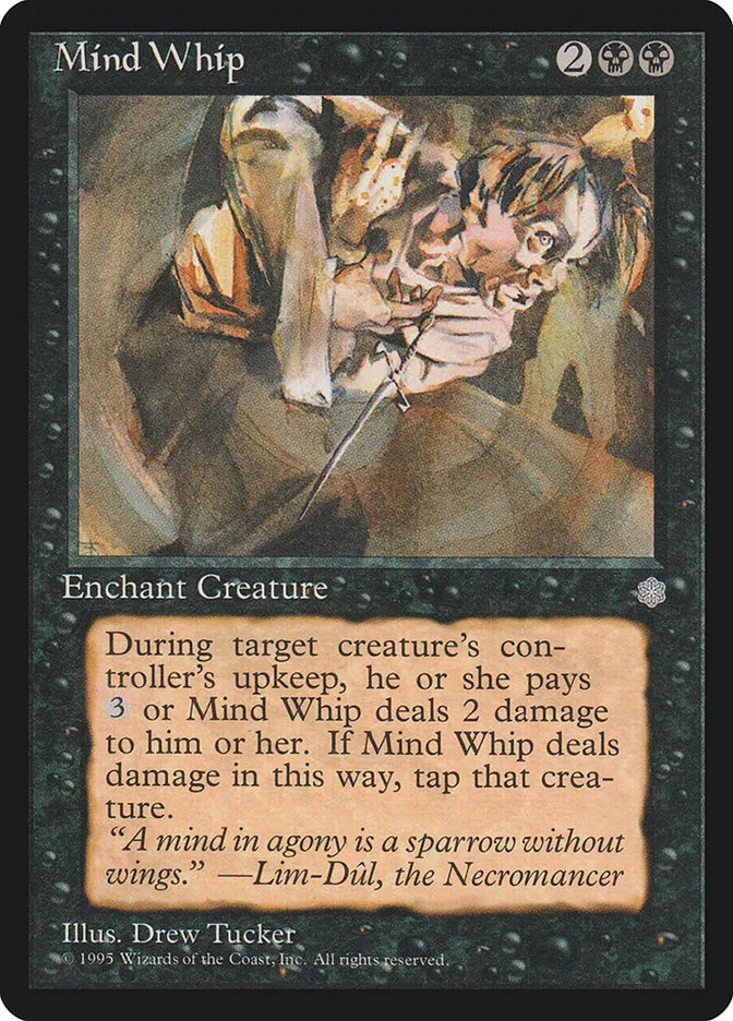 1995 Ice Age Mind Whip rare #149 rare card image
