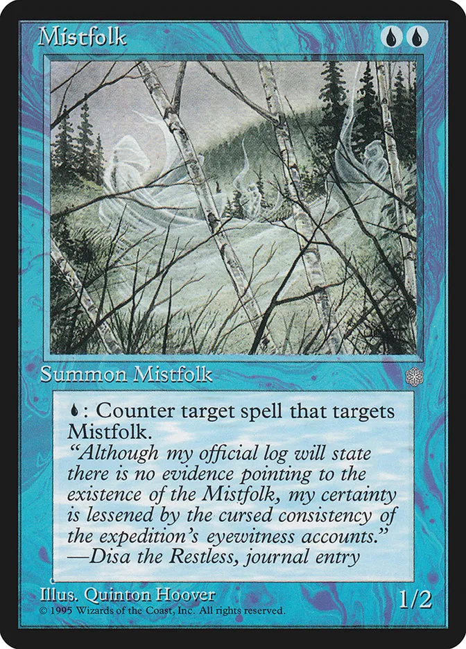 1995 Ice Age Mistfolk common #84 common card image