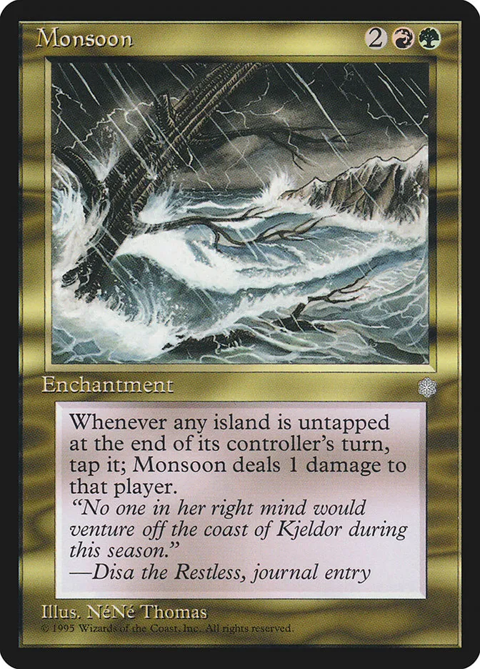 1995 Ice Age Monsoon rare #298 rare card image