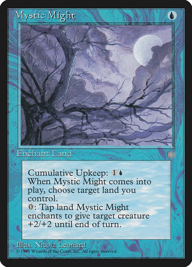1995 Ice Age Mystic Might #86 rare card image