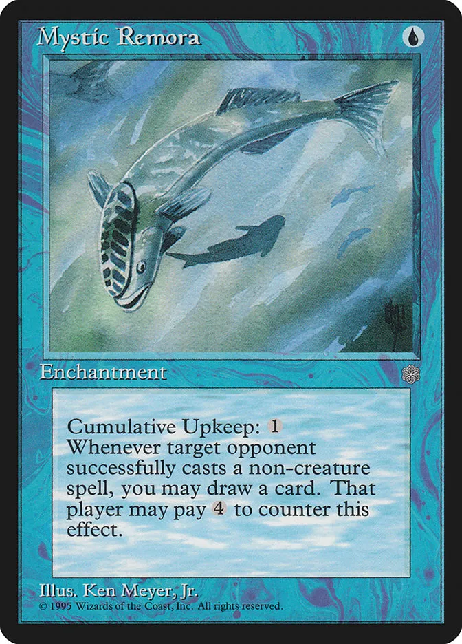 1995 Ice Age Mystic Remora common #87 common card image