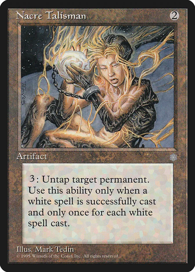 1995 Ice Age Nacre Talisman #329 uncommon card image