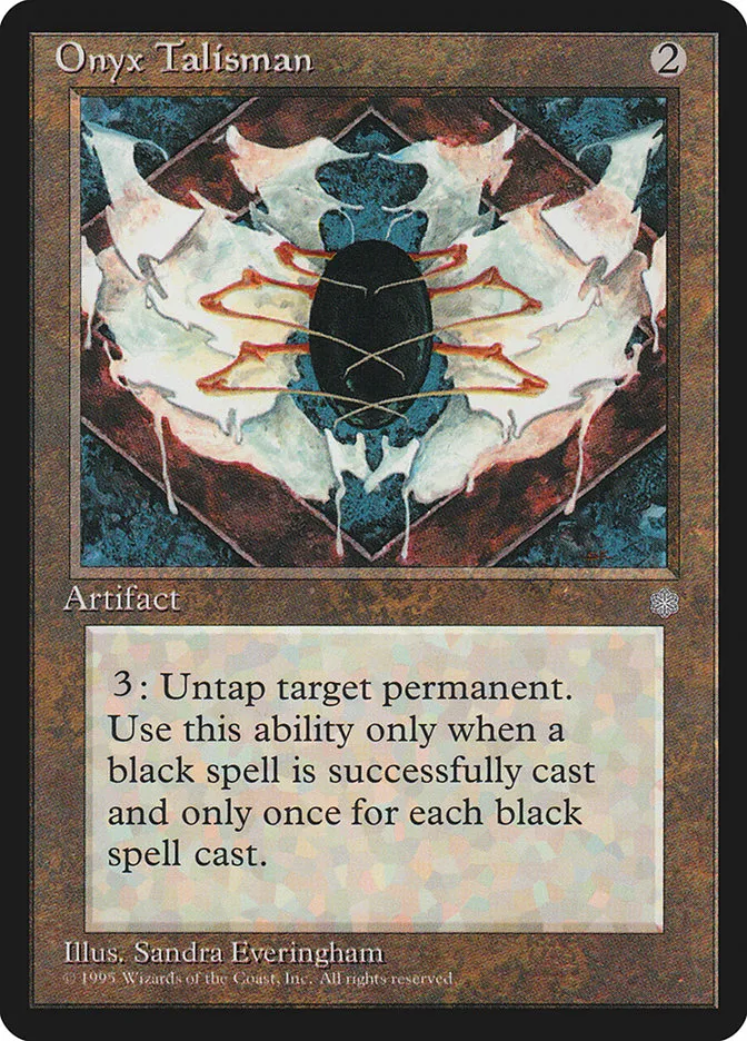 1995 Ice Age Onyx Talisman uncommon #331 uncommon card image