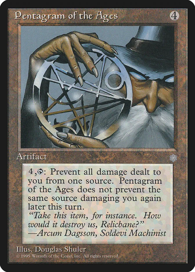 1995 Ice Age Pentagram of the Ages #332 rare card image