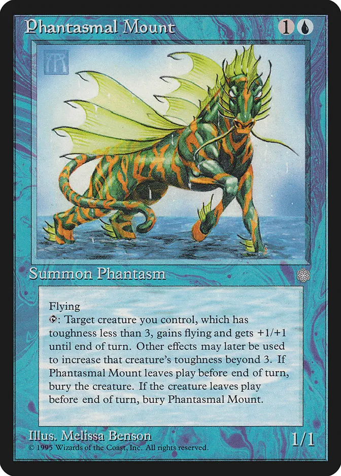 1995 Ice Age Phantasmal Mount uncommon #88 uncommon card image