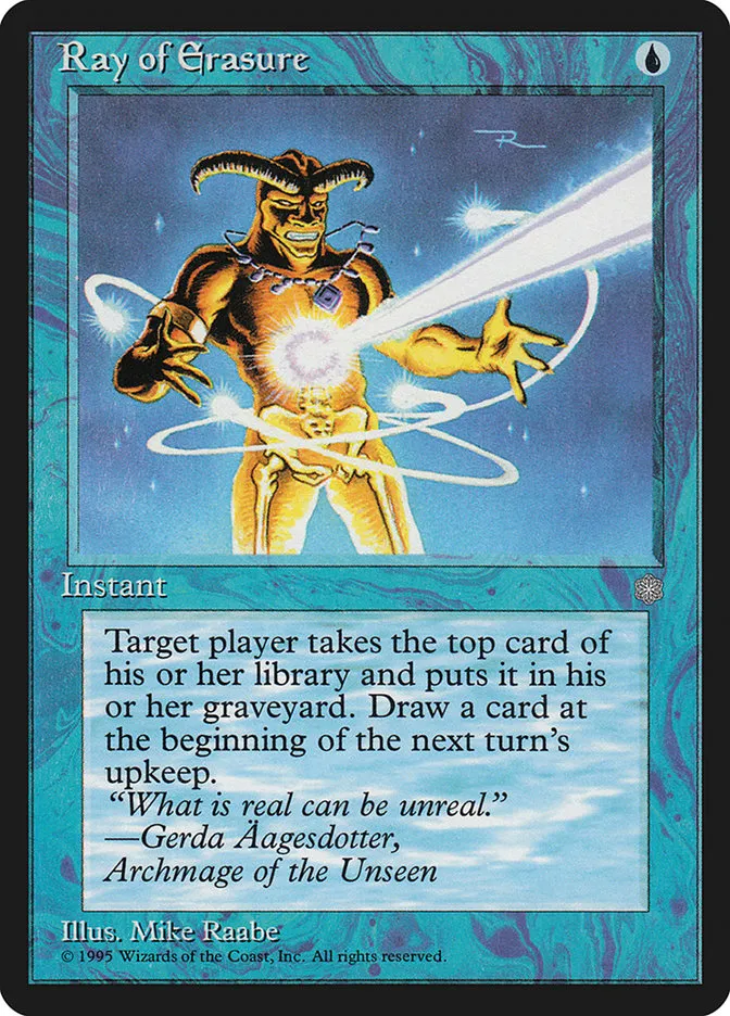 1995 Ice Age Ray of Erasure #93 common card image