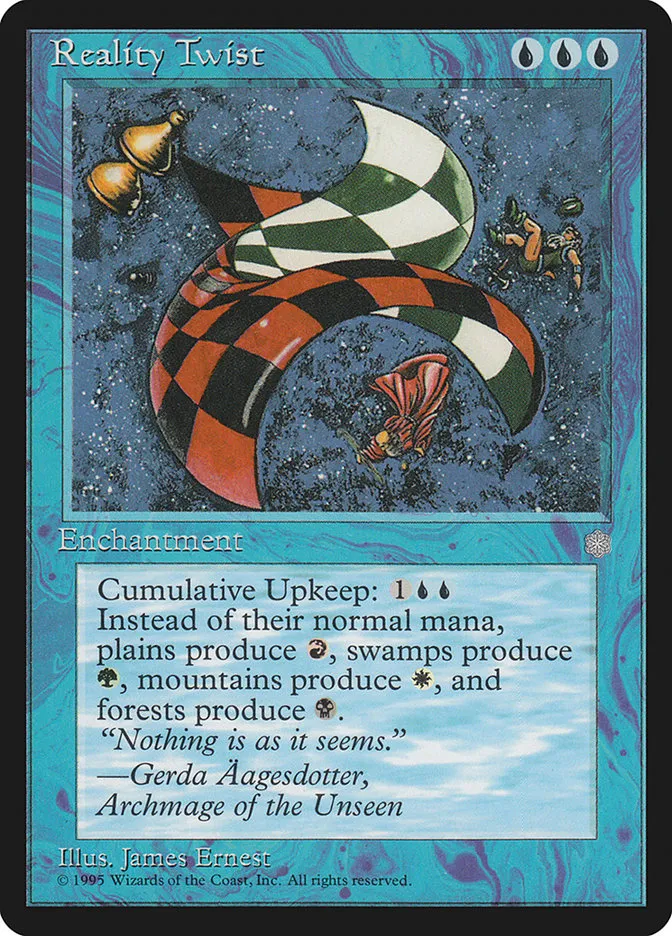 1995 Ice Age Reality Twist #94 rare card image