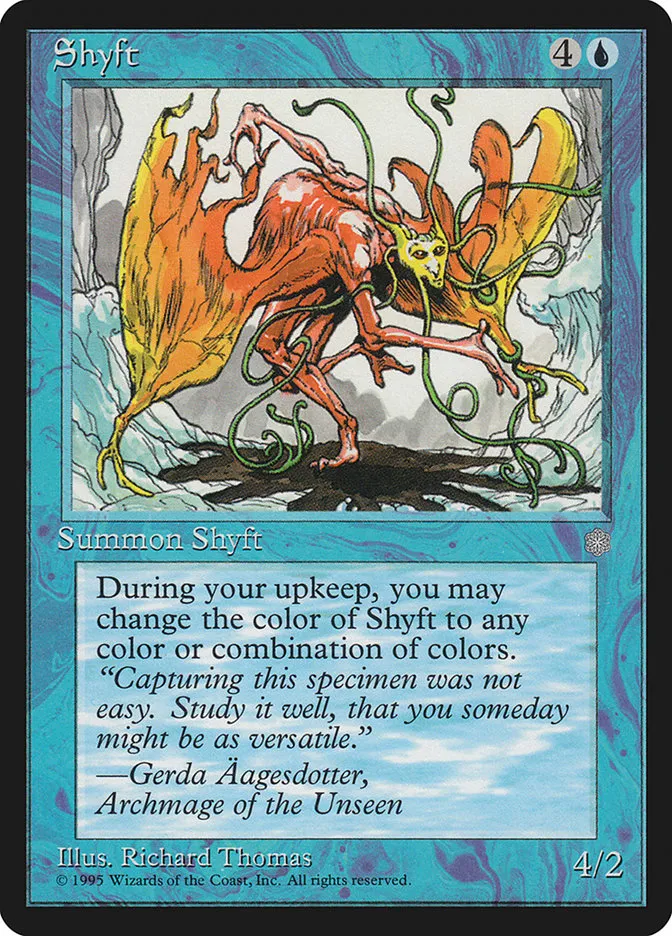 1995 Ice Age Shyft rare #96 rare card image