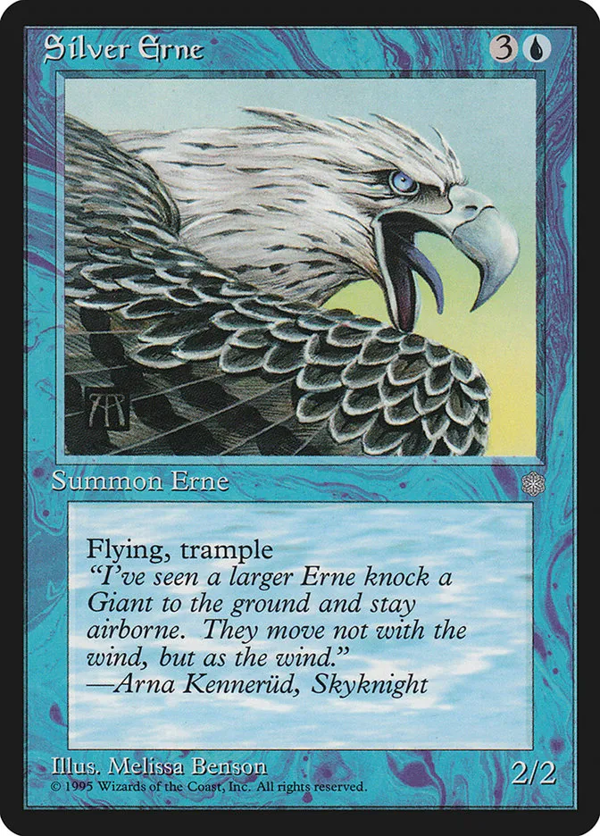 1995 Ice Age Silver Erne uncommon #98 uncommon card image