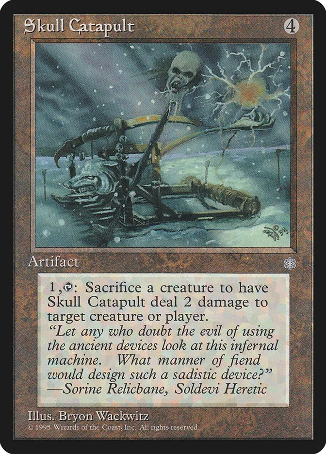 1995 Ice Age Skull Catapult uncommon #336 uncommon card image
