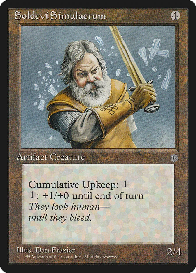 1995 Ice Age Soldevi Simulacrum uncommon #339 uncommon card image