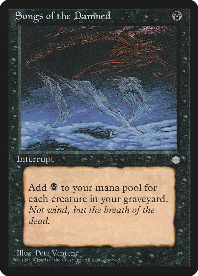 1995 Ice Age Songs of the Damned #160 common card image