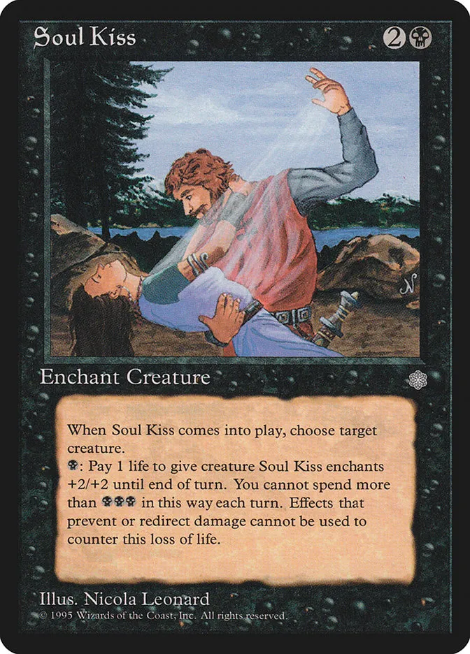 1995 Ice Age Soul Kiss common #162 common card image