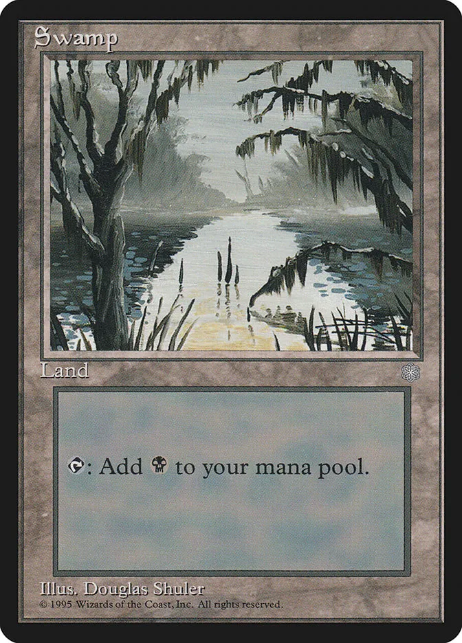 1995 Ice Age Swamp common #373 common card image