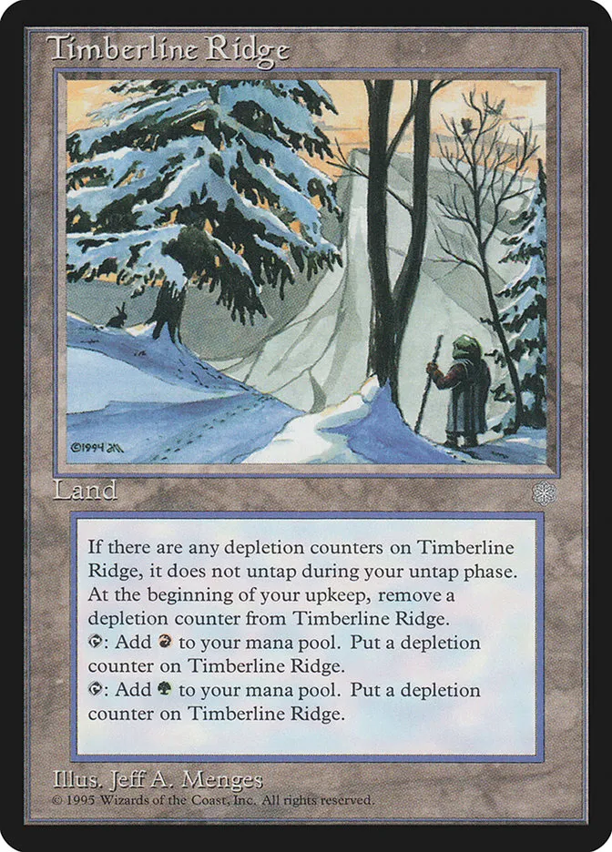 1995 Ice Age Timberline Ridge rare #361 rare card image