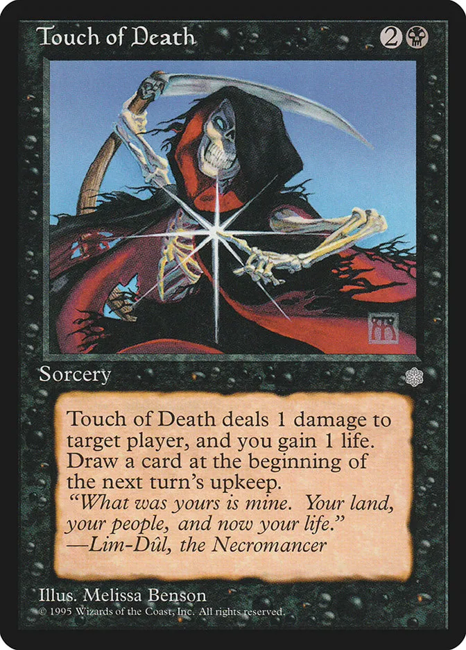 1995 Ice Age Touch of Death common #167 common card image