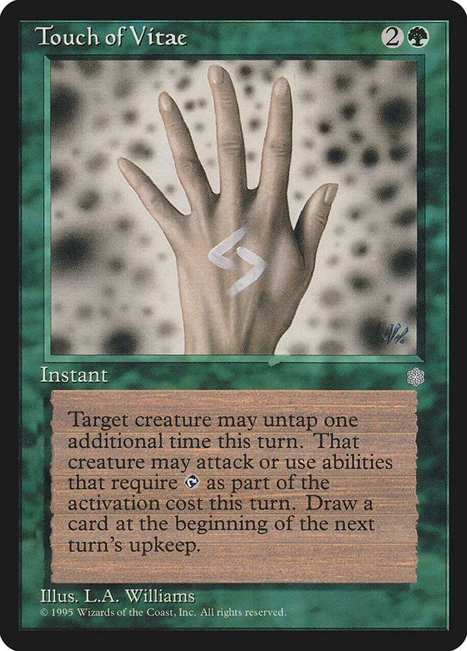 1995 Ice Age Touch of Vitae uncommon #271 uncommon card image