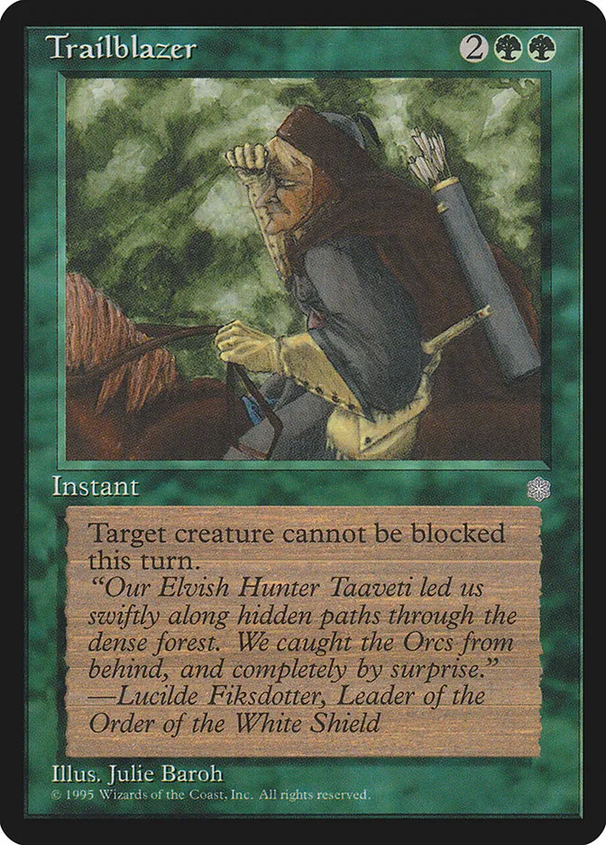 1995 Ice Age Trailblazer rare #272 rare card image