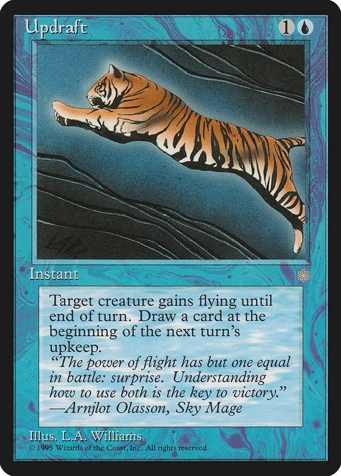 1995 Ice Age Updraft uncommon #105 uncommon card image
