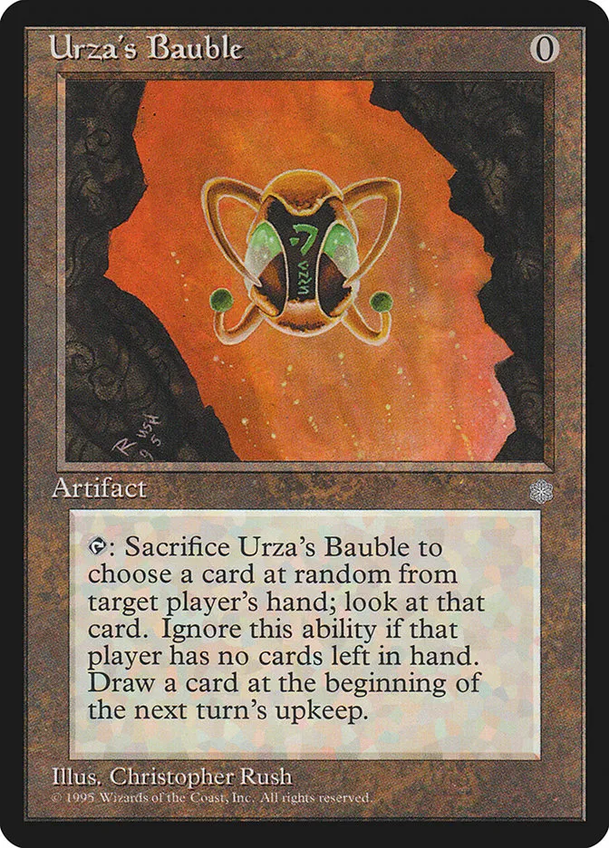 1995 Ice Age Urza's Bauble #343 uncommon card image