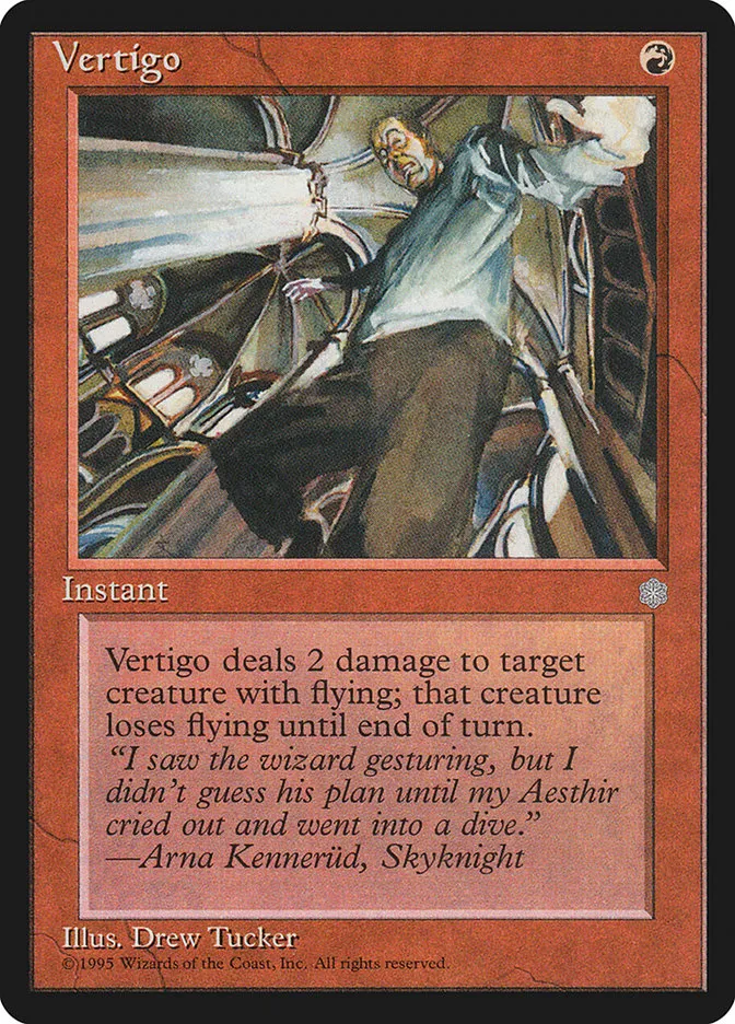 1995 Ice Age Vertigo uncommon #222 uncommon card image