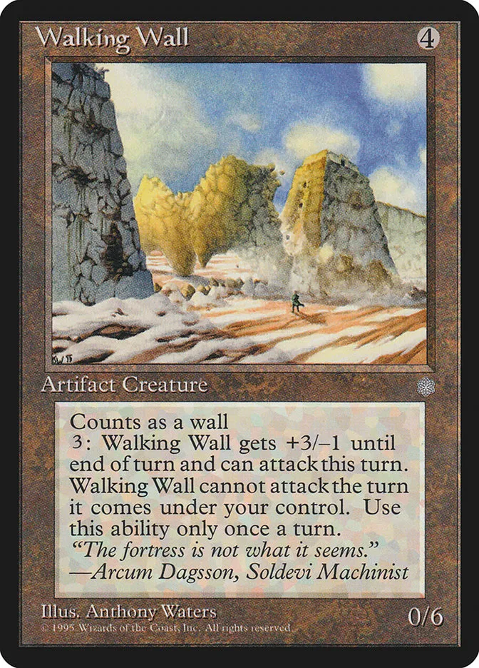 1995 Ice Age Walking Wall uncommon #346 uncommon card image