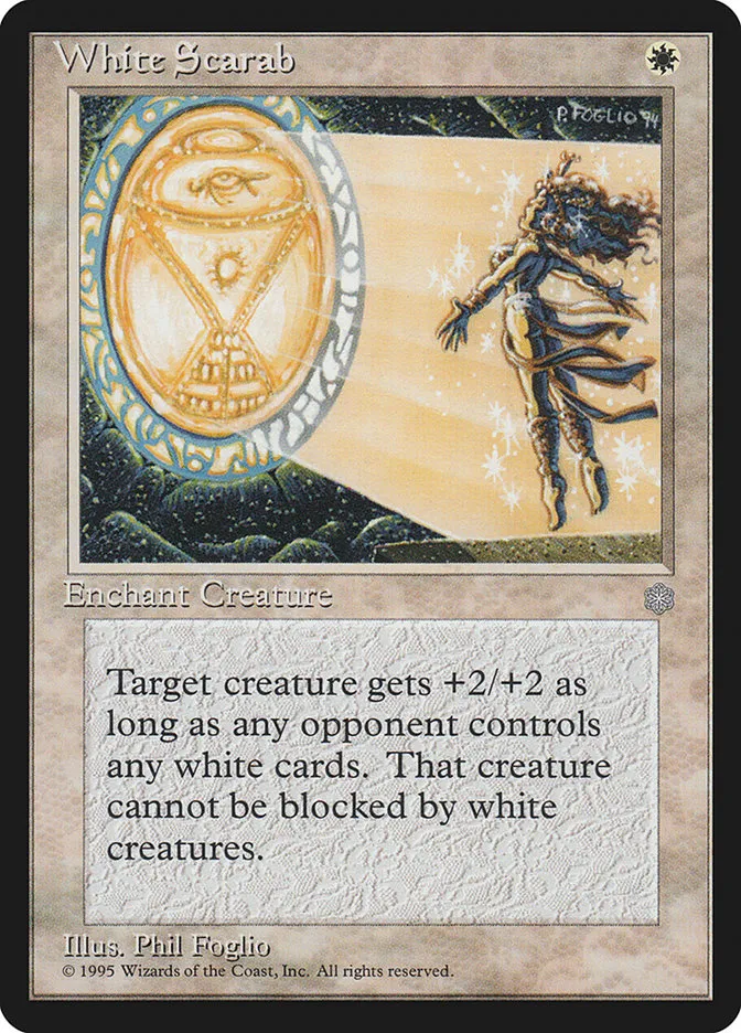 1995 Ice Age White Scarab uncommon #56 uncommon card image