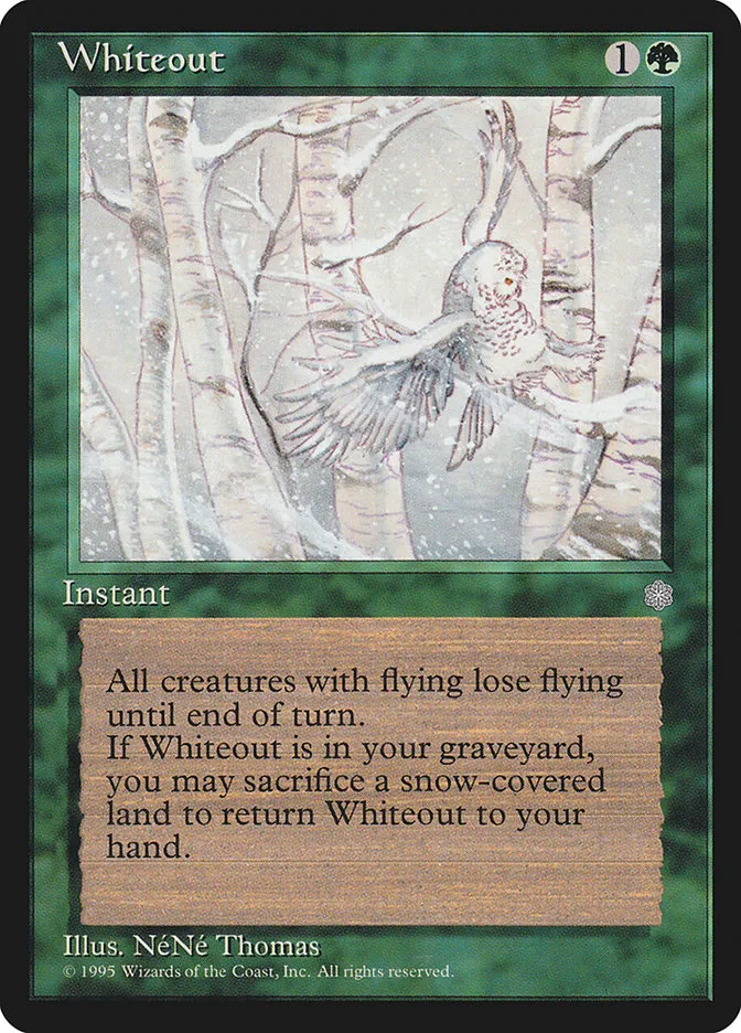 1995 Ice Age Whiteout uncommon #275 uncommon card image