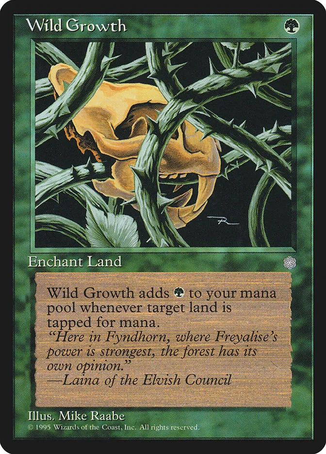 1995 Ice Age Wild Growth common #277 common card image