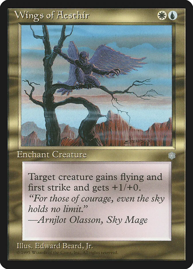 1995 Ice Age Wings of Aesthir uncommon #305 uncommon card image