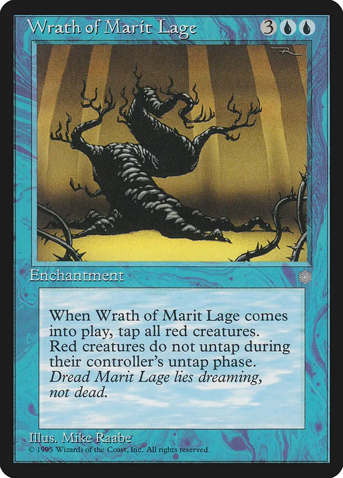 1995 Ice Age Wrath of Marit Lage rare #109 rare card image