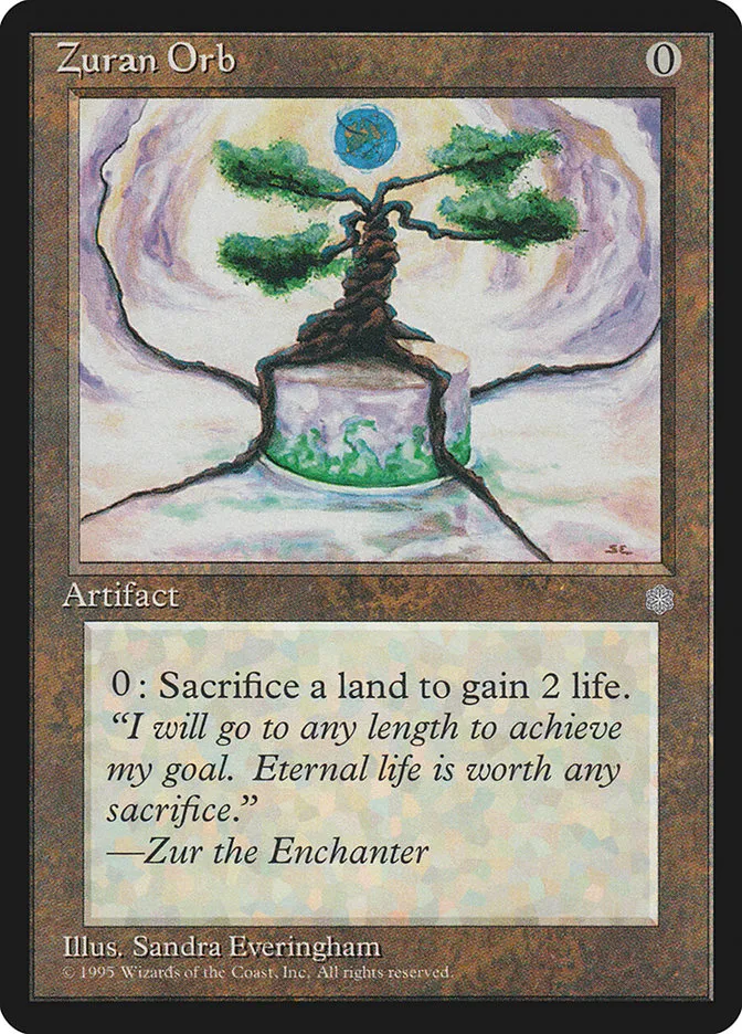 1995 Ice Age Zuran Orb uncommon #350 uncommon card image