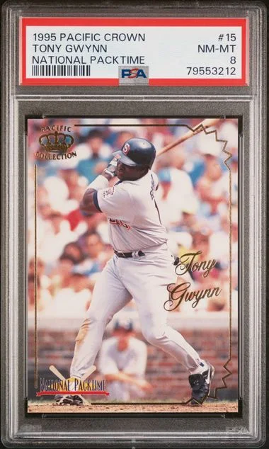 1995 National Packtime (Ud, Topps, Fleer, Pinn. Etc.) Tony Gwynn #15 card image