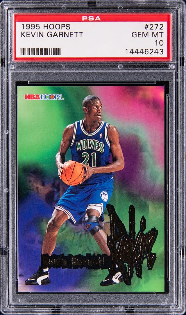 1995 NBA Hoops Kevin Garnett #272 card image