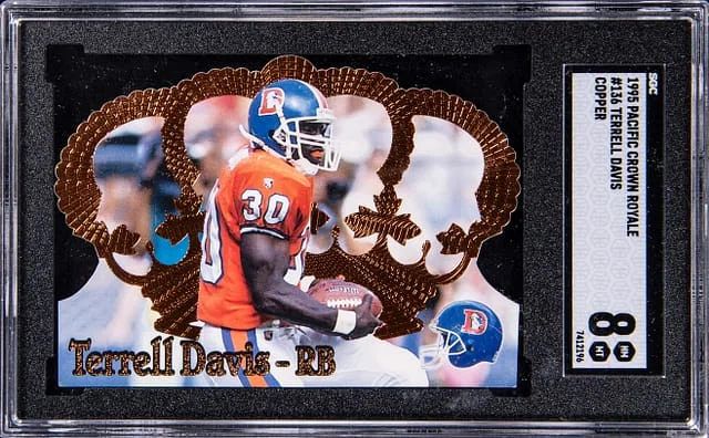 1995 Pacific Crown Royal Copper Terrell Davis #136 card image