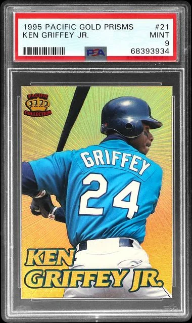 1995 Pacific Gold Prisms Ken Griffey Jr. #21 card image
