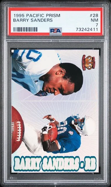 1995 Pacific Prism Barry Sanders #28 card image