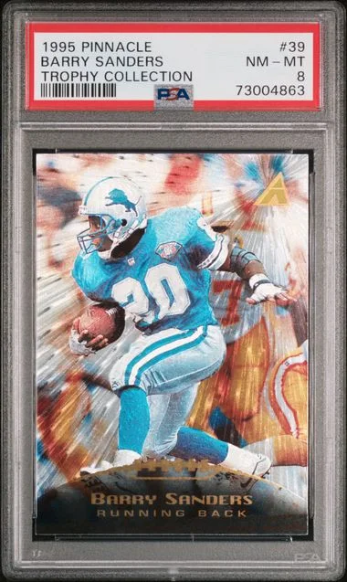 1995 Pinnacle Barry Sanders Trophy Collection #39 card image