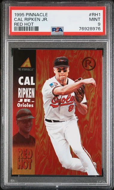 1995 Pinnacle Cal Ripken Jr. Red Hot #RH1 card image