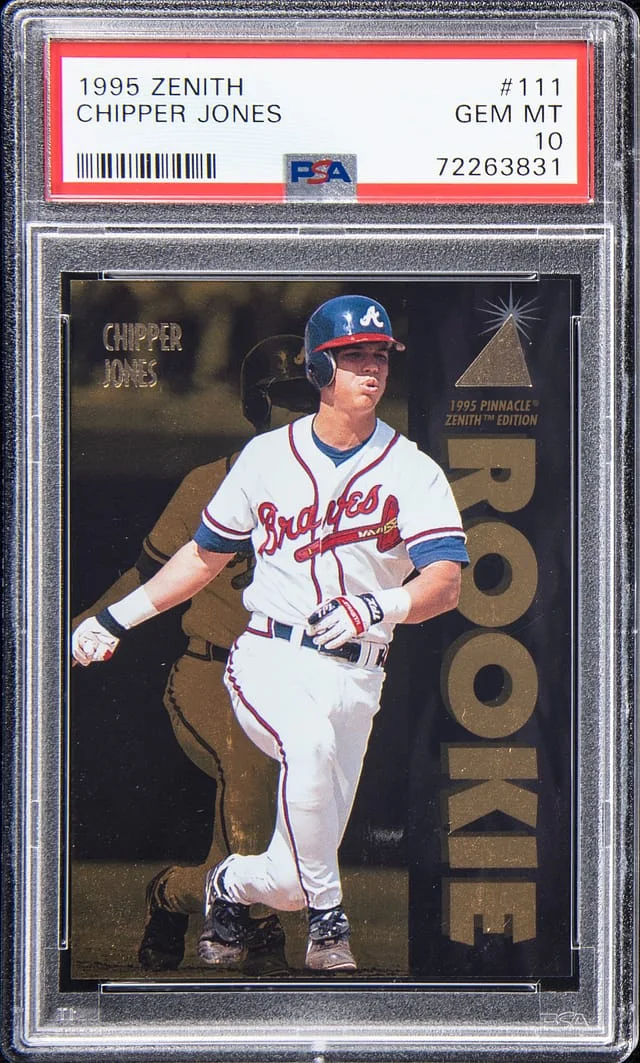1995 Pinnacle Chipper Jones Zenith #111 card image