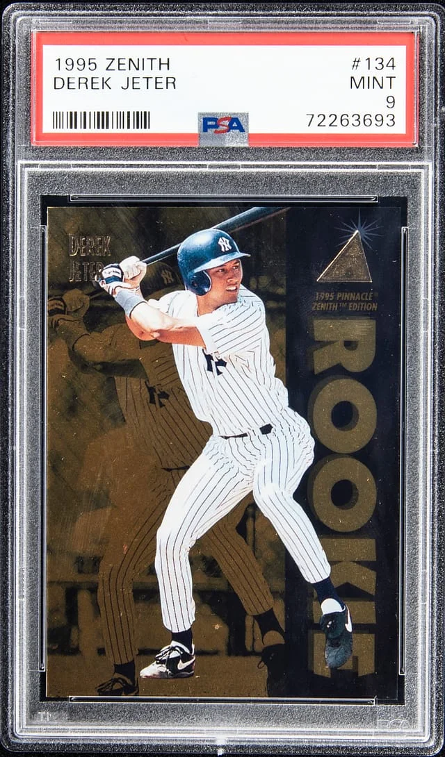 1995 Pinnacle Derek Jeter Zenith #134 card image
