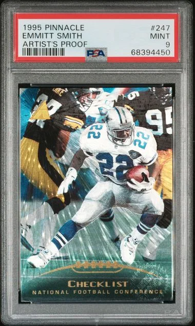 1995 Pinnacle Emmitt Smith Artist's Proof #247 card image