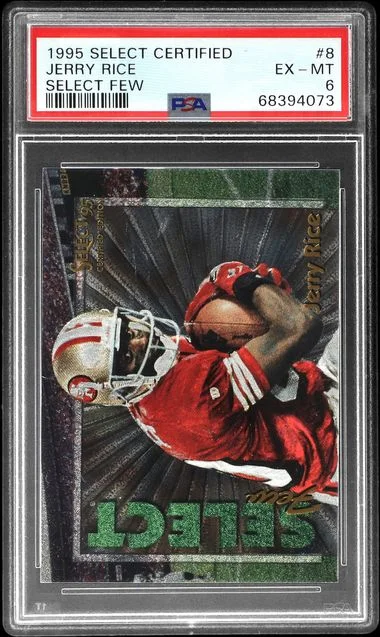 1995 Pinnacle Jerry Rice Select Certified Select Few #8 card image