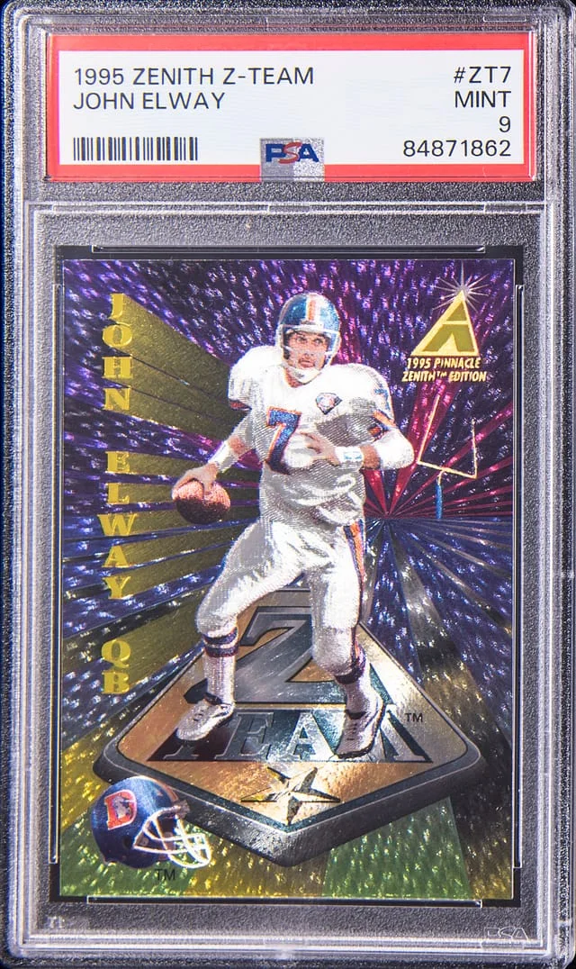 1995 Pinnacle John Elway Zenith Z-Team #ZT7 card image