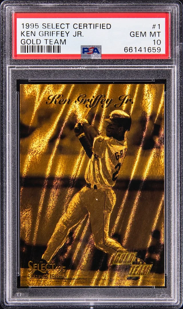 1995 Pinnacle Ken Griffey Jr. Select Certified Gold Team #1 card image