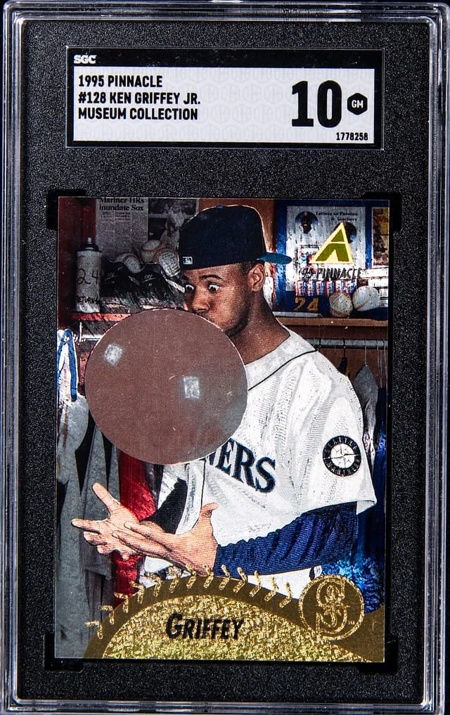 1995 Pinnacle Ken Griffey Jr. Museum Collection #128 card image