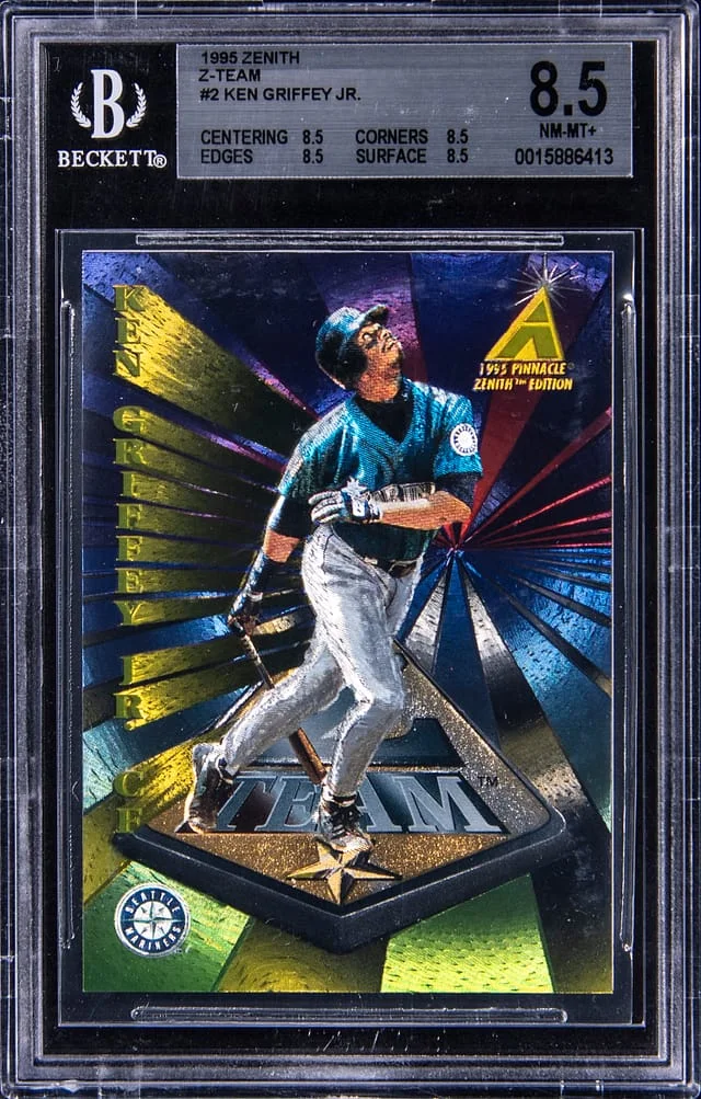 1995 Pinnacle Ken Griffey Jr. Zenith Z-Team #2 card image