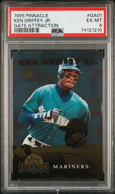 1995 Pinnacle Ken Griffey Jr. Gate Attraction #GA01 card image